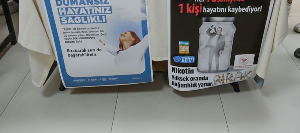 HMKÜ Hastanesinde 9 Şubat Dünya Sigarayı Bırakma Günü Kapsamında Stant Açıldı