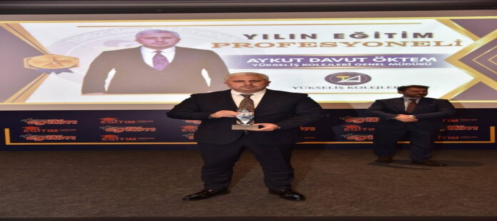 AYKUT DAVUT ÖKTEM’E “YILIN PROFESYONEL YÖNETİCİSİ” ÖDÜLÜ !