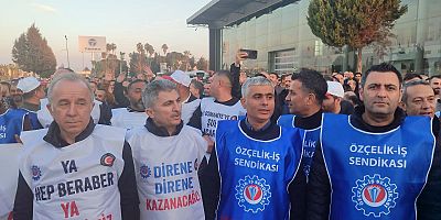 243 GÜNDÜR GREVDE OLAN YOLBULAN EMEKÇİSİ FABRİKA ÖNÜNDEN ANKARA'YA HAREKET ETTİ