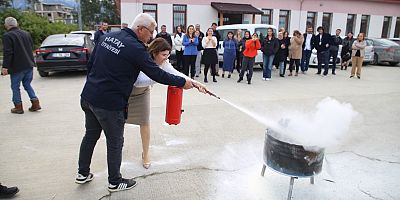 BÜYÜKŞEHİR YANGIN KONUSUNDA FARKINDALIK YARATIYOR
