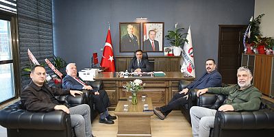 HATAY AKTİF GAZETECİLER CEMİYETİ' NDEN YENİ REKTÖR DURUEL' E HAYIRLI OLSUN ZİYARETİ.