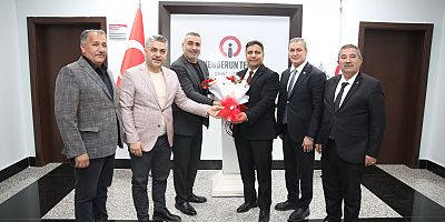 İSTE REKTÖRÜ PROF. DR. MEHMET DURUEL’E NEZAKET ZİYARETİ