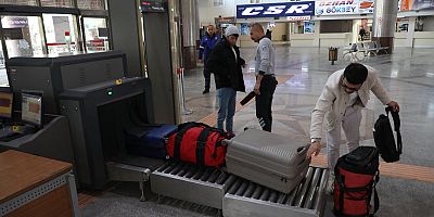 TERMİNALLERDE SUÇ ALETLERİNE GEÇİT YOK